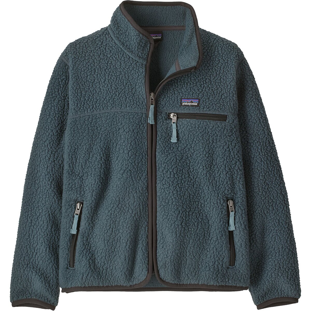 Image of Patagonia Retro Pile Jacket - Kids' Summit Blue, L