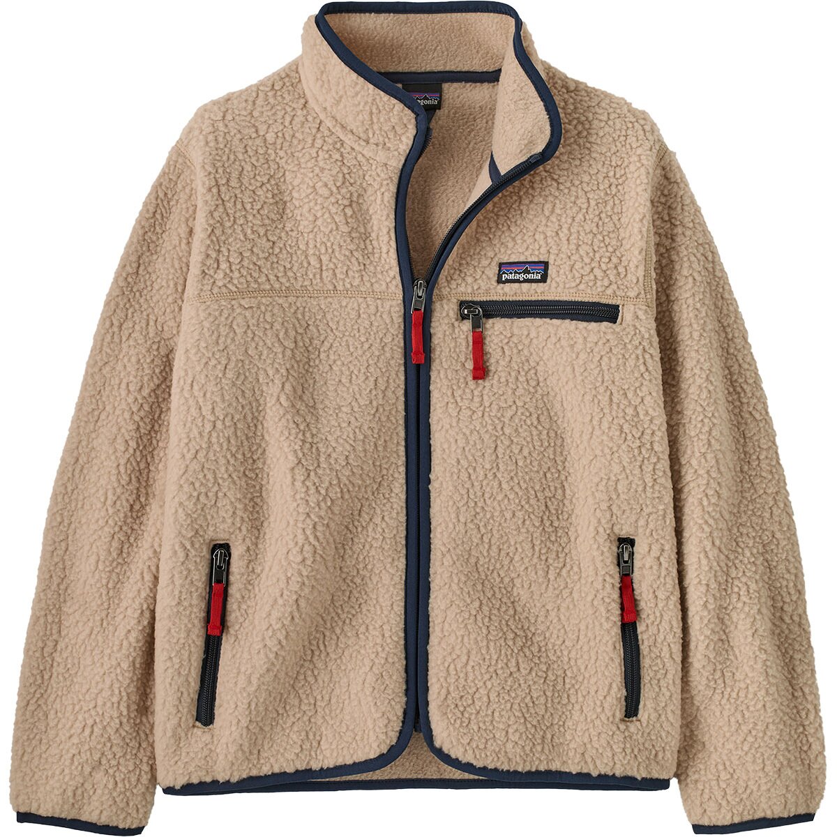 Image of Patagonia Retro Pile Jacket - Kids' Valley Khaki, S