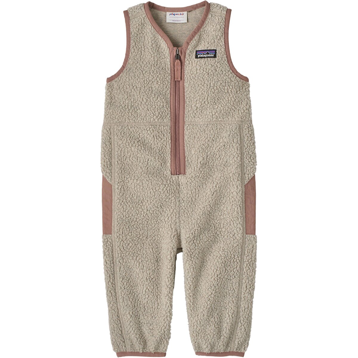 Image of Patagonia Shearling Overall - Infants' Natural, 12M