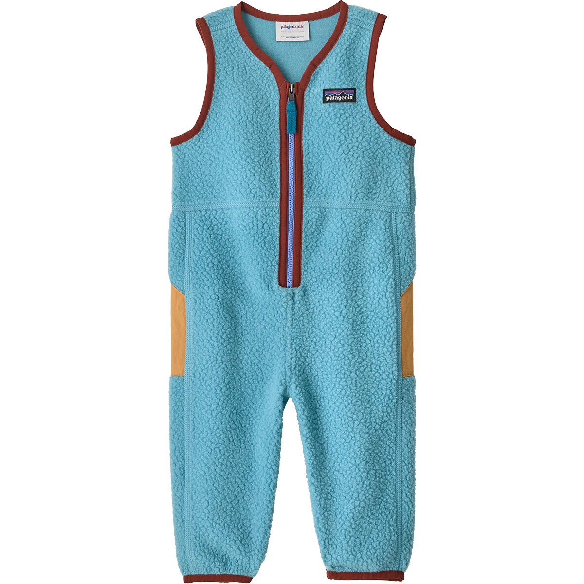 Image of Patagonia Shearling Overall - Infants' Snowmelt Blue, 6M