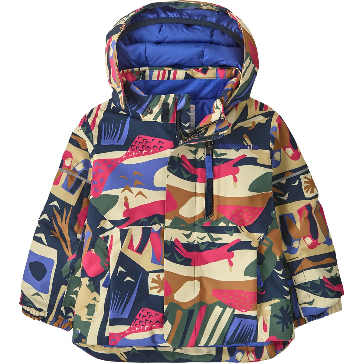 Image of Patagonia Snow Pile Jacket - Toddlers' Let's Chat/New Navy, 4T