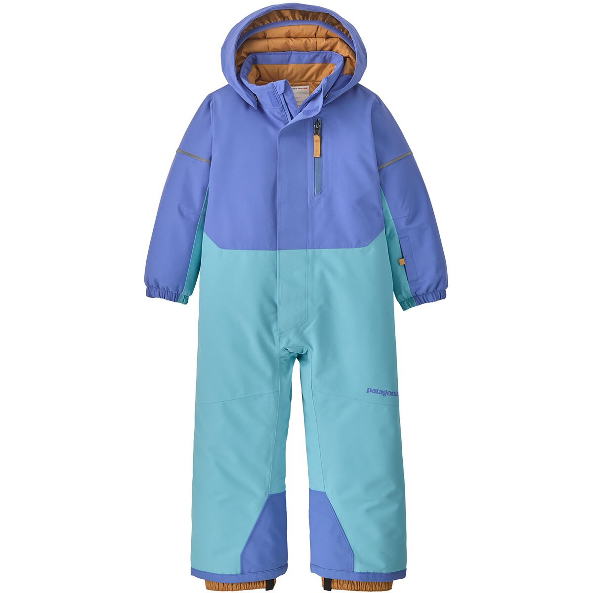 Image of Patagonia Snow Pile One-Piece Snow Suit - Infants' Diver Blue, 12M