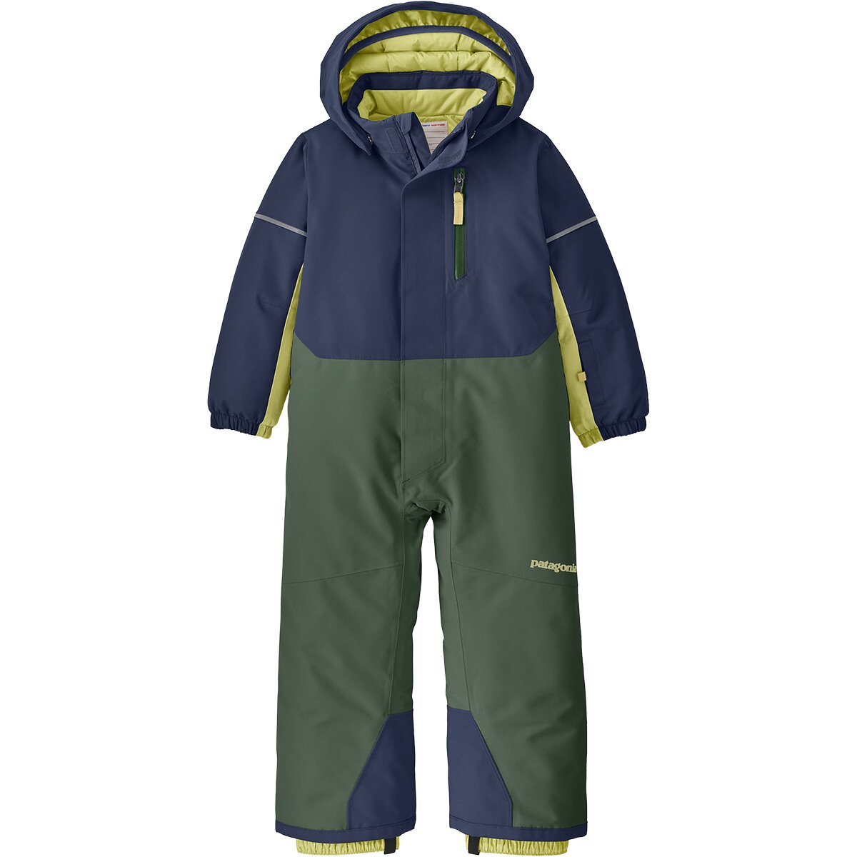 Image of Patagonia Snow Pile One-Piece Snow Suit - Toddlers' New Navy, 3T