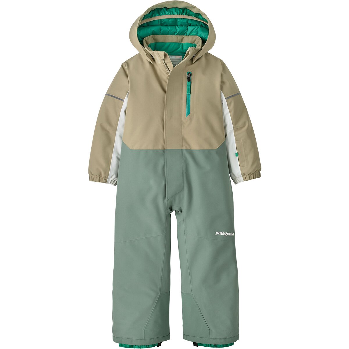 Image of Patagonia Snow Pile One-Piece Snow Suit - Toddlers' Weathered Stone, 5T