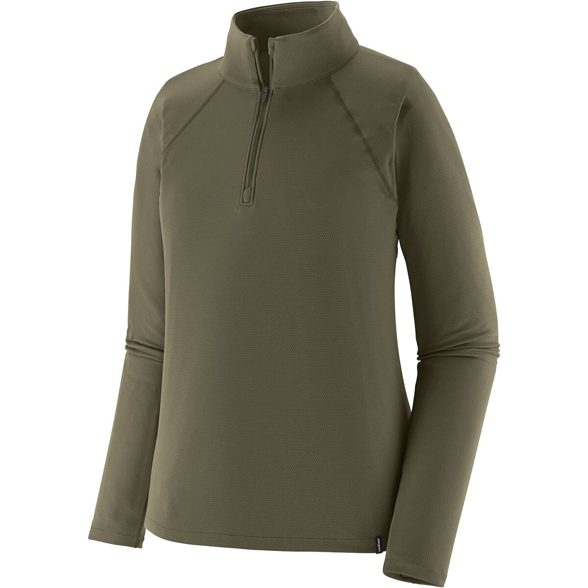 Image of Patagonia Capilene Midweight Zip-Neck Top - Women's Basin Green, M