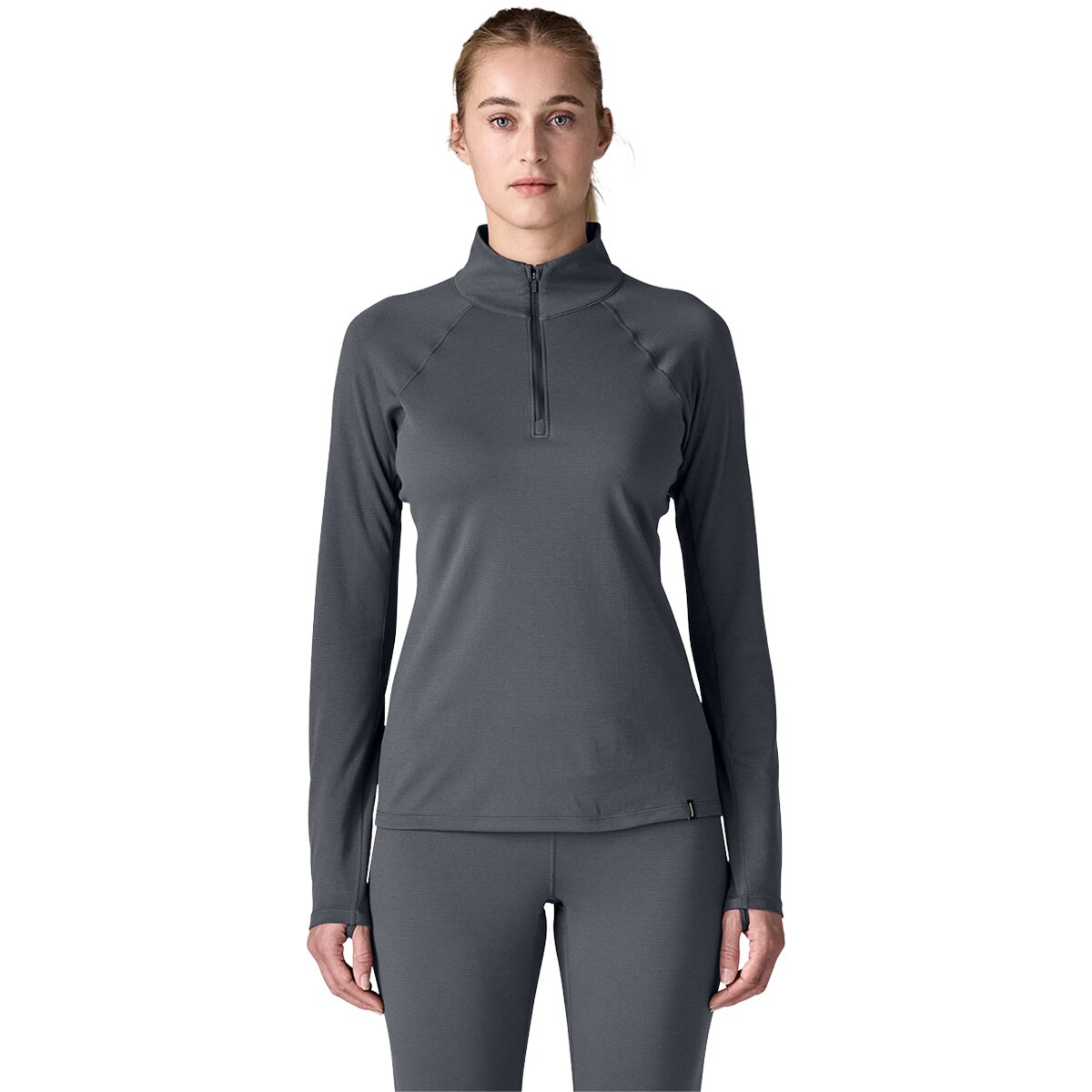 Image of Patagonia Capilene Midweight Zip-Neck Top - Women's Smolder Blue, XL