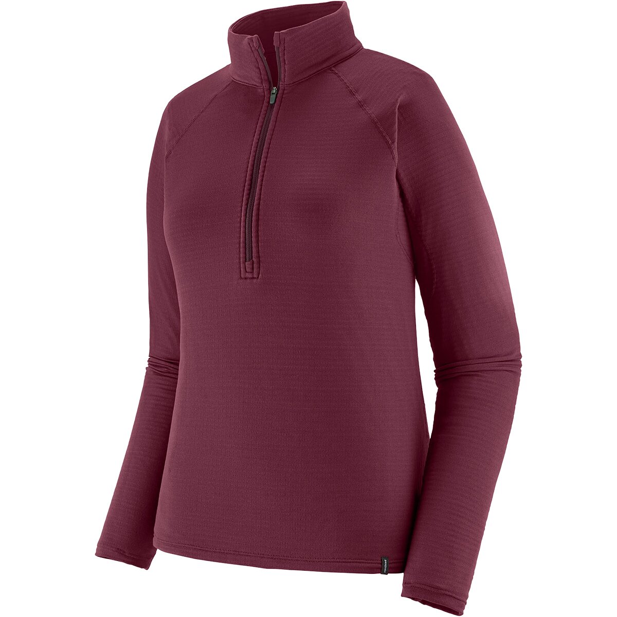 Image of Patagonia Capilene Thermal Weight Zip-Neck Top - Women's Berry Fig, S