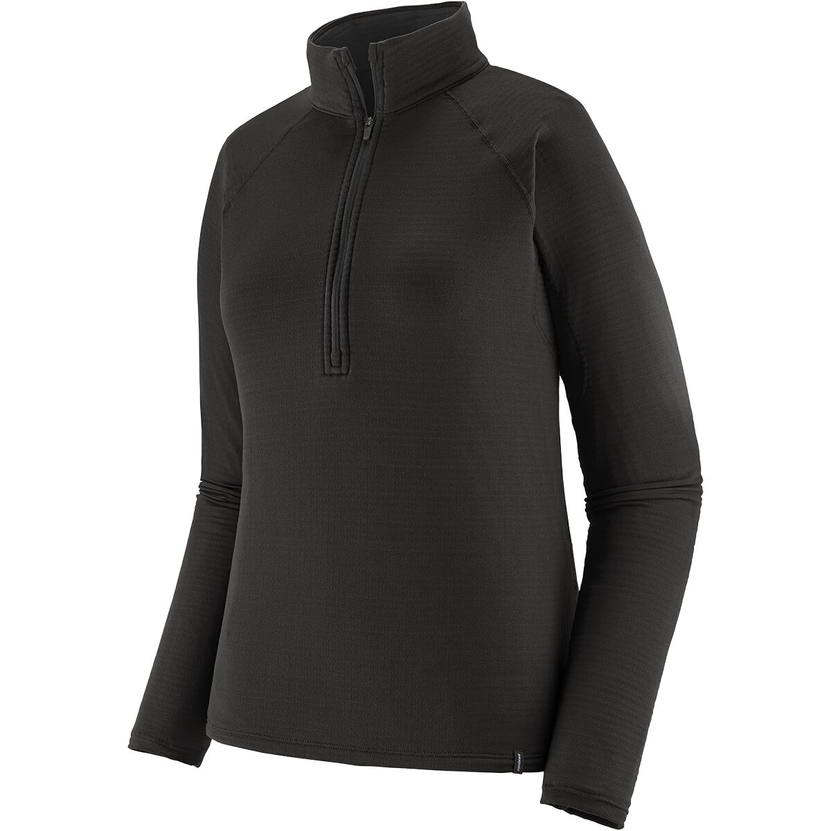 Image of Patagonia Capilene Thermal Weight Zip-Neck Top - Women's Black, M
