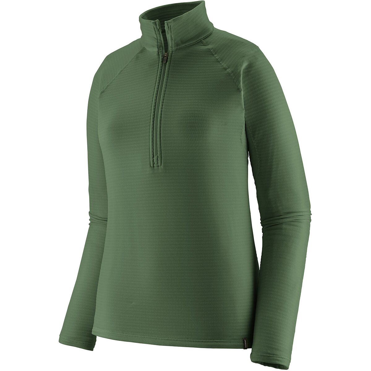 Image of Patagonia Capilene Thermal Weight Zip-Neck Top - Women's Canopy Green, XS