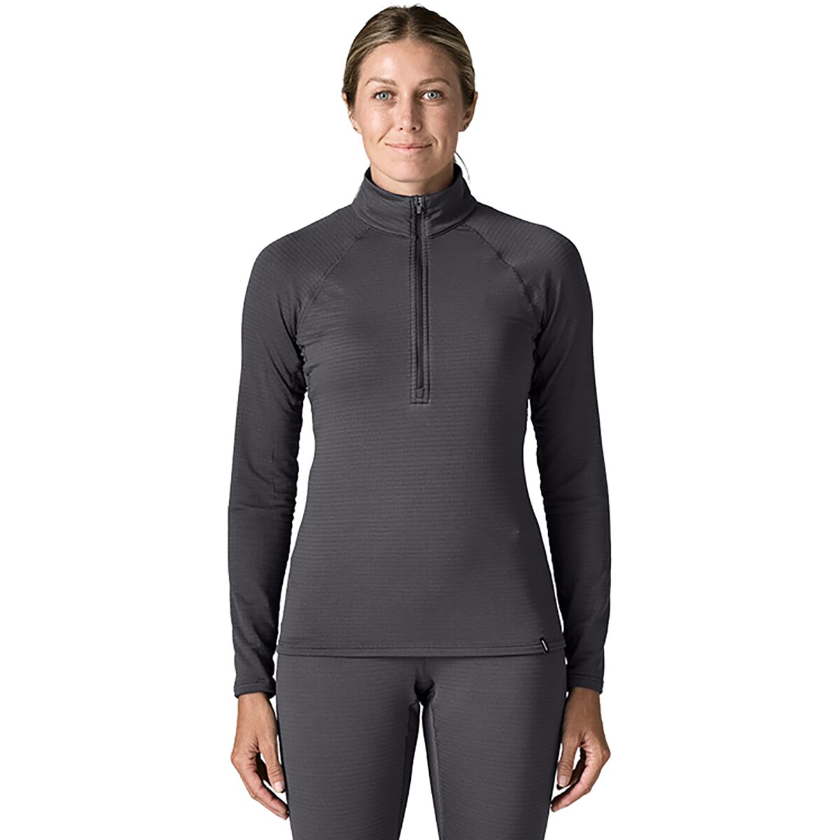 Image of Patagonia Capilene Thermal Weight Zip-Neck Top - Women's Smolder Blue, M