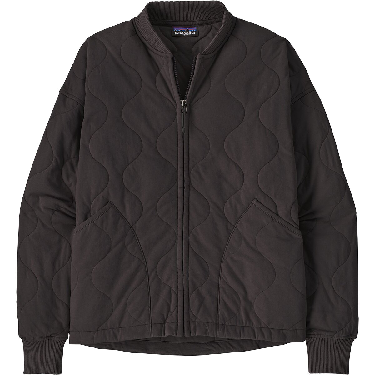 Image of Patagonia Daily Quilted Bomber Jacket - Women's Black, XL
