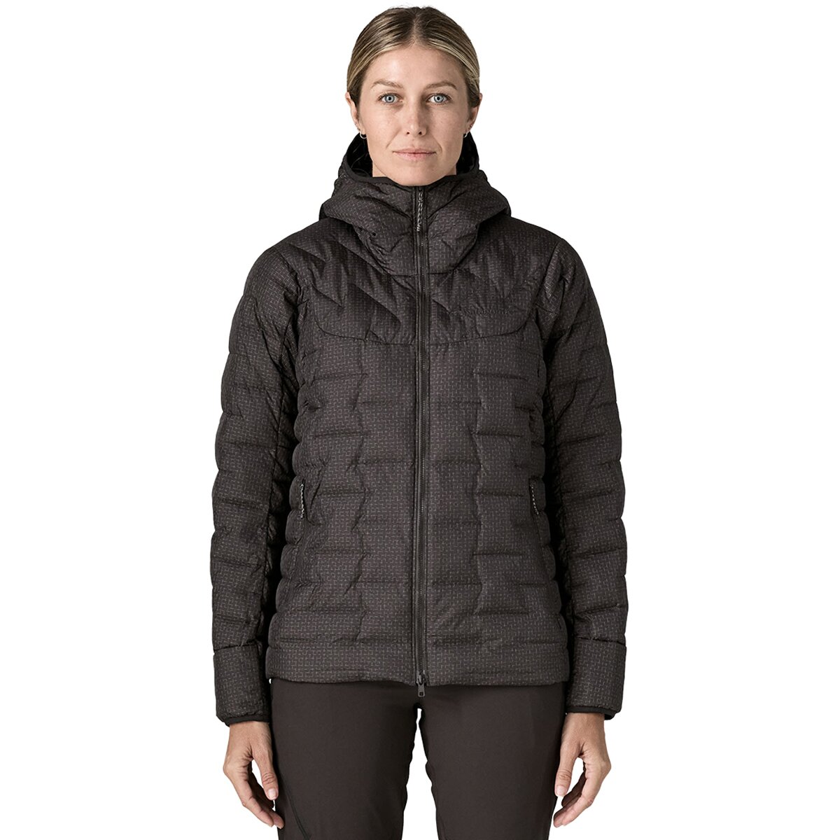 Image of Patagonia Durable Down Hooded Jacket - Women's Black, S