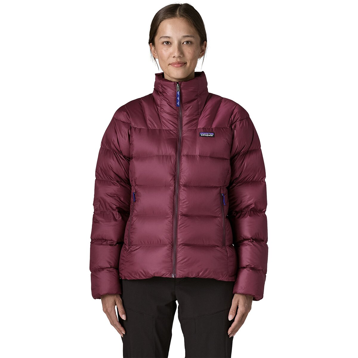 Image of Patagonia Fitz Roy Down Jacket - Women's Berry Fig, M