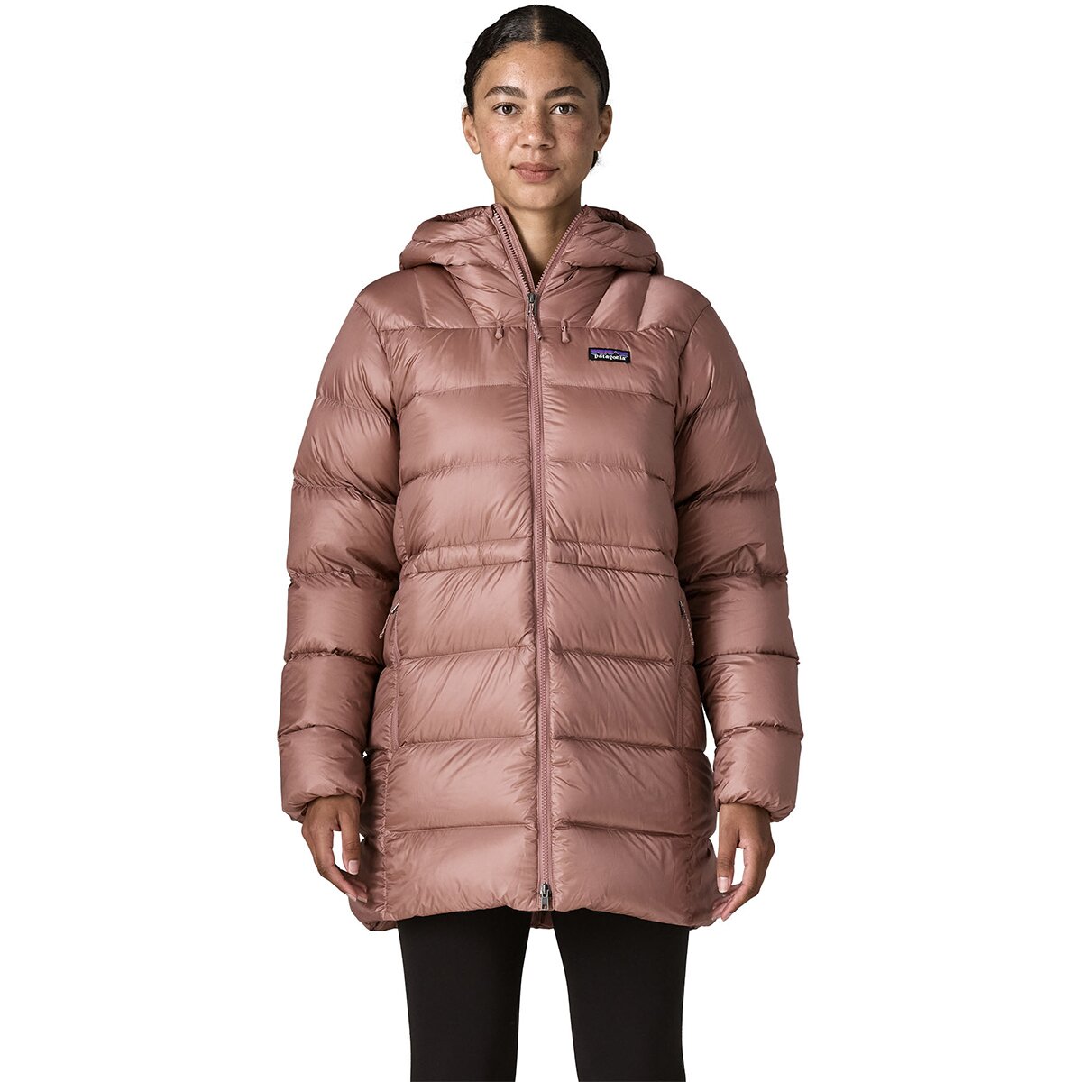 Image of Patagonia Fitz Roy Down Parka - Women's Moonrise Taupe, M