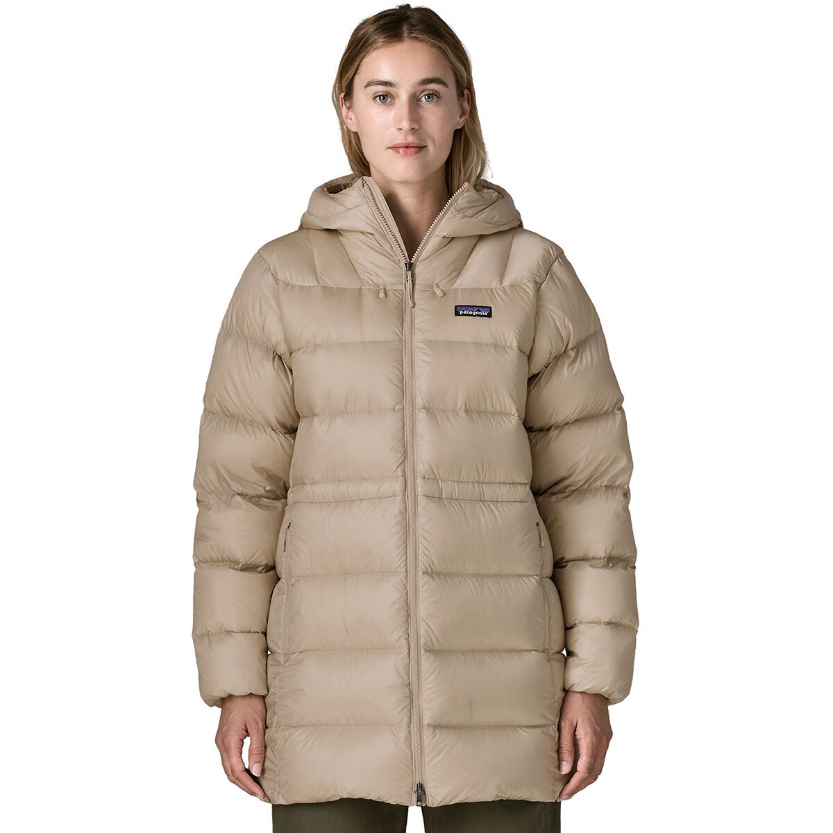 Image of Patagonia Fitz Roy Down Parka - Women's Pumice, L