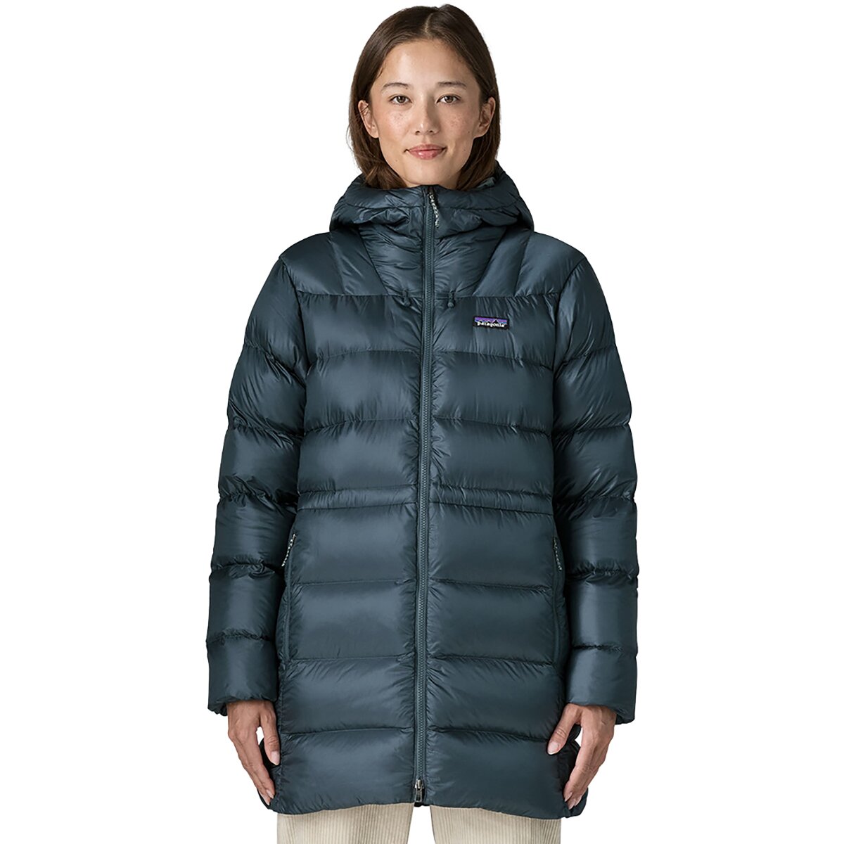Image of Patagonia Fitz Roy Down Parka - Women's Summit Blue, M