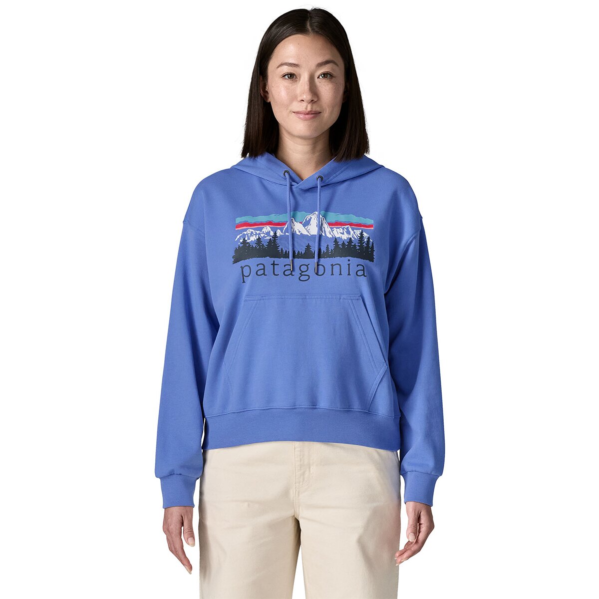 Image of Patagonia Fitz Roy Foothills Daily Hoodie - Women's Diver Blue, XS
