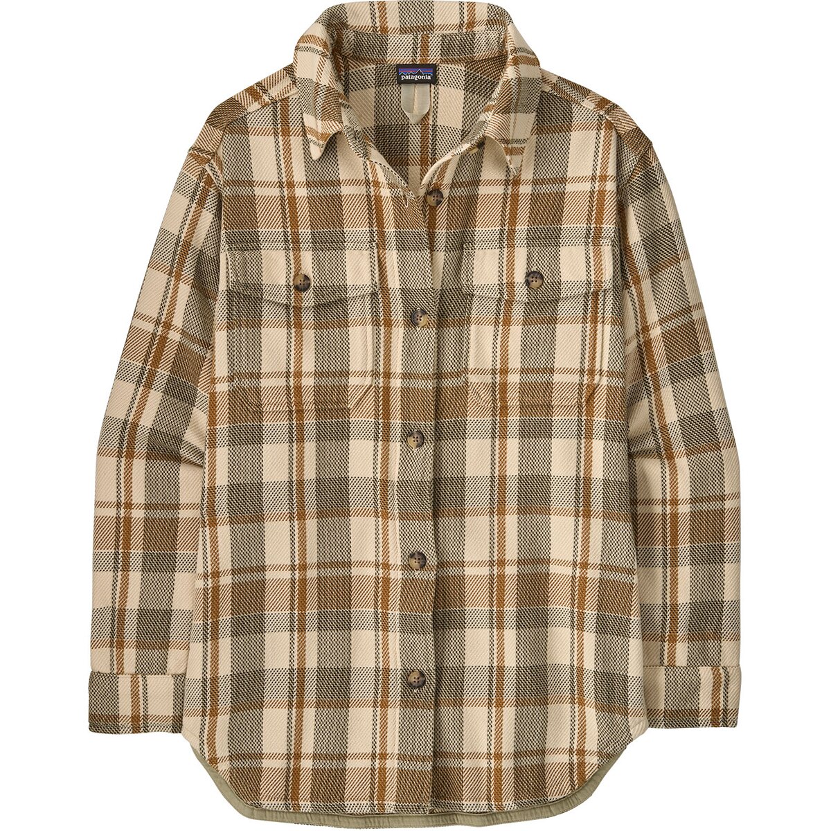Image of Patagonia Fjord Loft Overshirt Jacket - Women's Mountain Goat/Rutabaga White, S