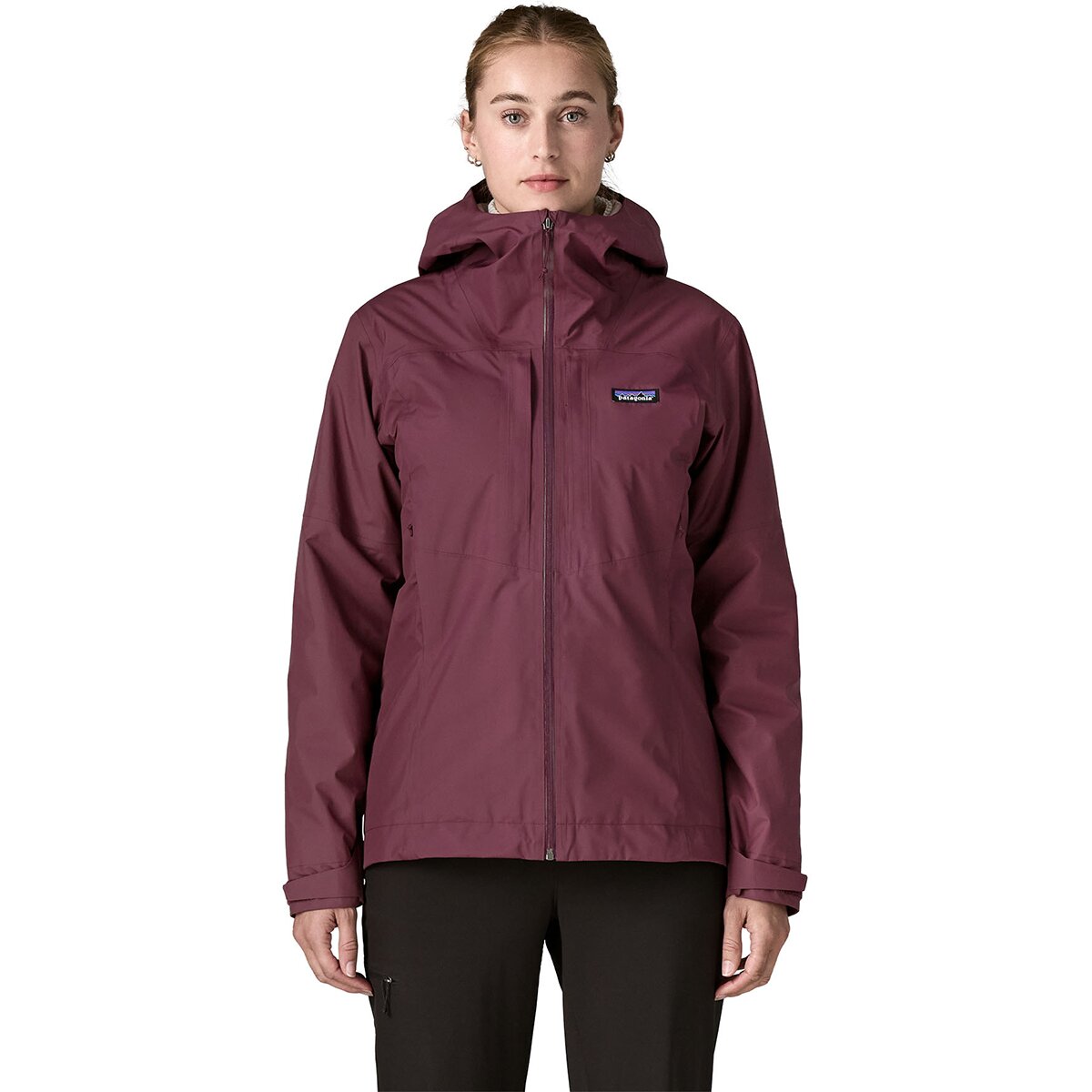 Image of Patagonia Insulated Boulder Fork Rain Jacket - Women's Berry Fig, M