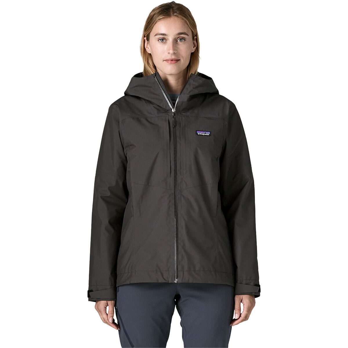 Image of Patagonia Insulated Boulder Fork Rain Jacket - Women's Black, XS