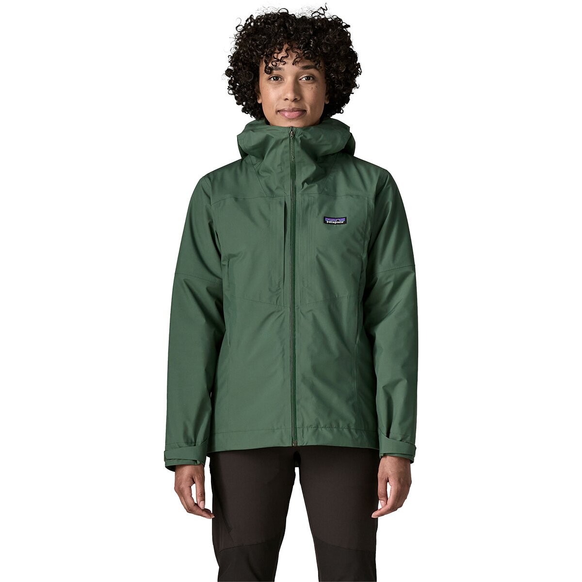 Image of Patagonia Insulated Boulder Fork Rain Jacket - Women's Canopy Green, XL