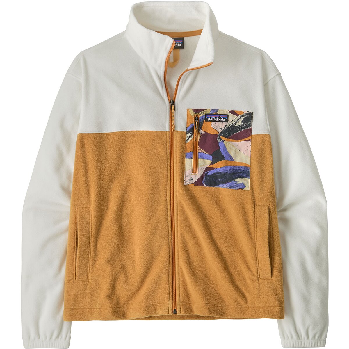 Image of Patagonia Micro D Patch Pocket Jacket - Women's Dried Mango, L