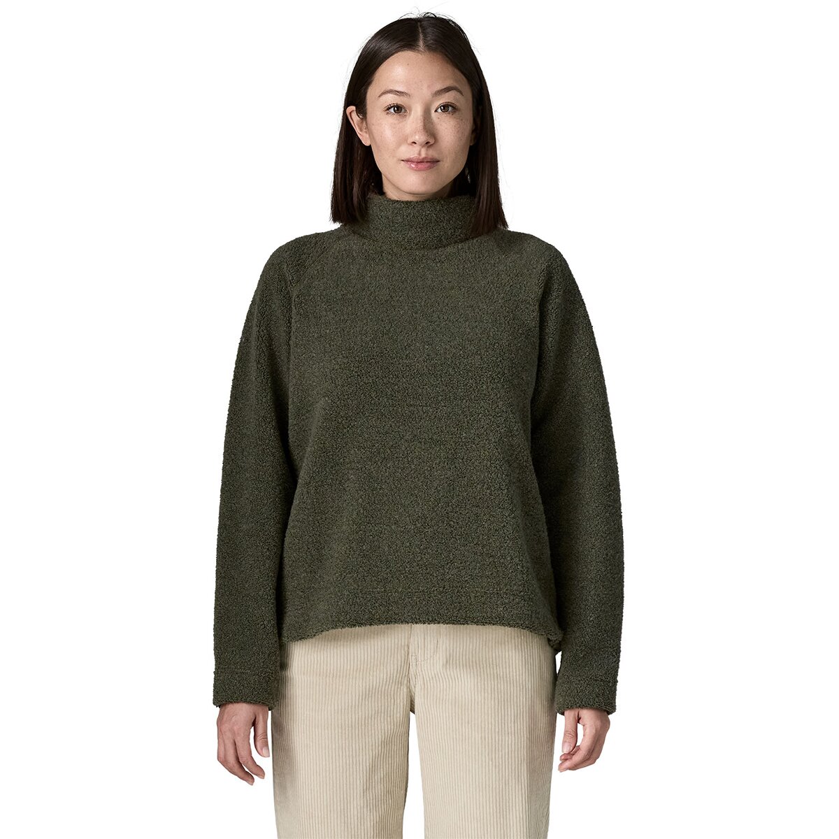Image of Patagonia Reclaimed Sweater Pullover - Women's Basin Green, S