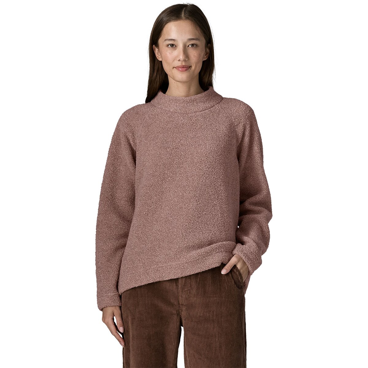 Image of Patagonia Reclaimed Sweater Pullover - Women's Stingray Mauve, L