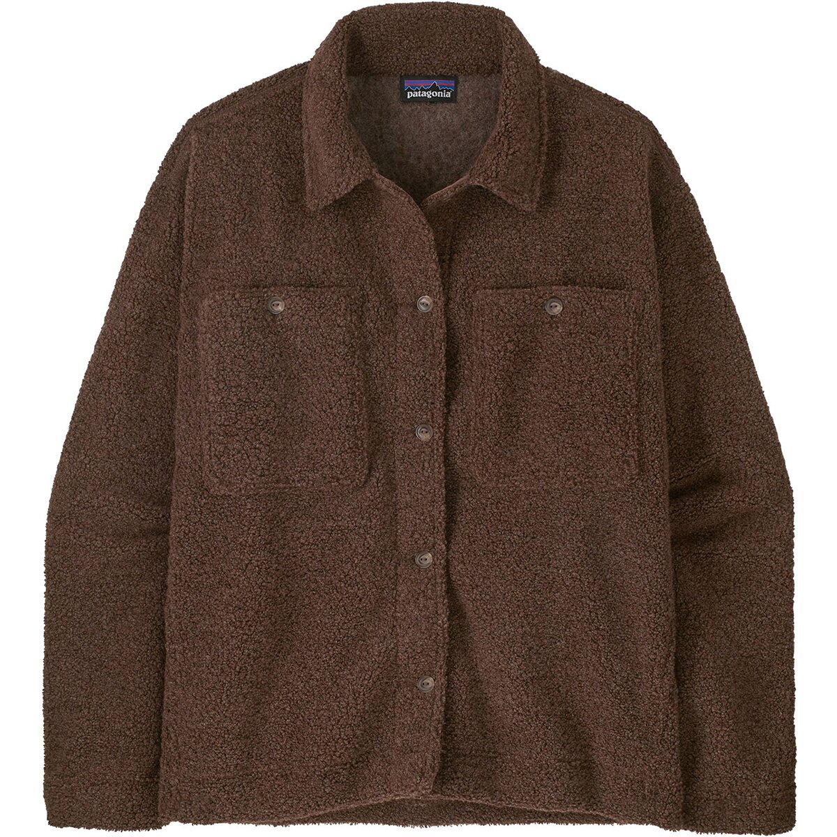 Image of Patagonia Reclaimed Sweater Shirt Jacket - Women's Berm Brown, M