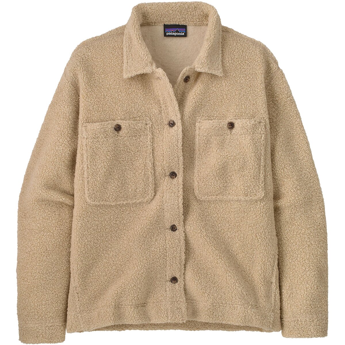 Image of Patagonia Reclaimed Sweater Shirt Jacket - Women's Dark Natural, L