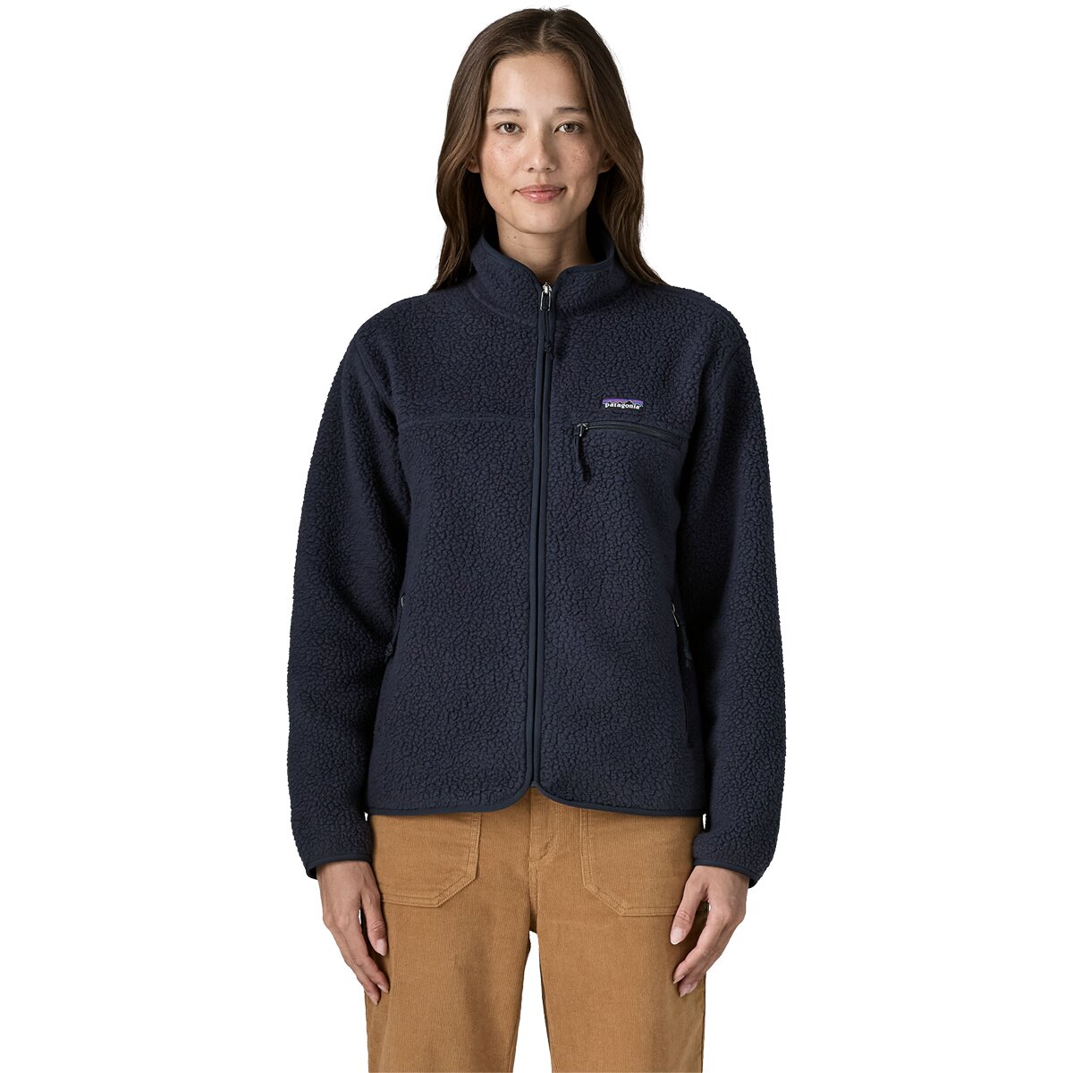 Image of Patagonia Retro Pile Fleece Jacket - Women's Sunken Blue, L