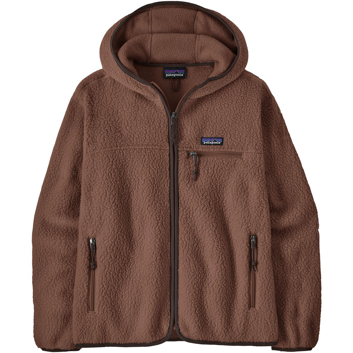 Image of Patagonia Retro Pile Hooded Jacket - Women's Berm Brown, XL
