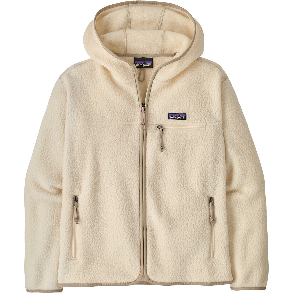 Image of Patagonia Retro Pile Hooded Jacket - Women's Natural, S