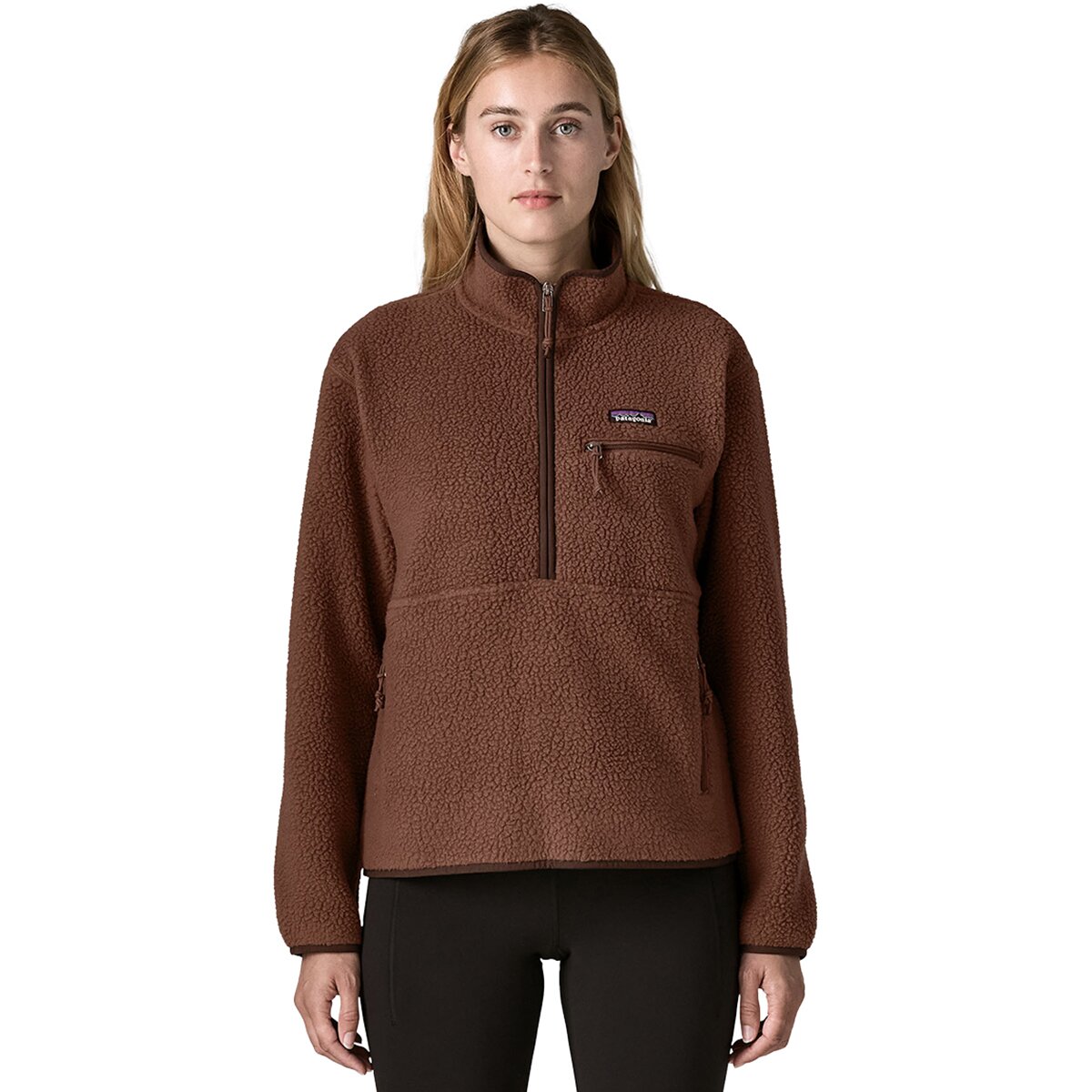 Image of Patagonia Retro Pile Marsupial Pullover - Women's Berm Brown, XL