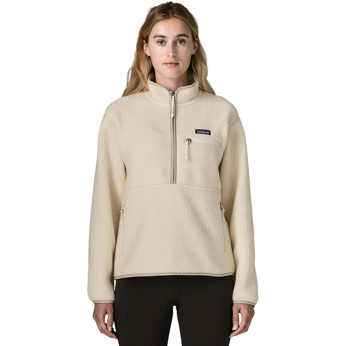 Image of Patagonia Retro Pile Marsupial Pullover - Women's Natural, M
