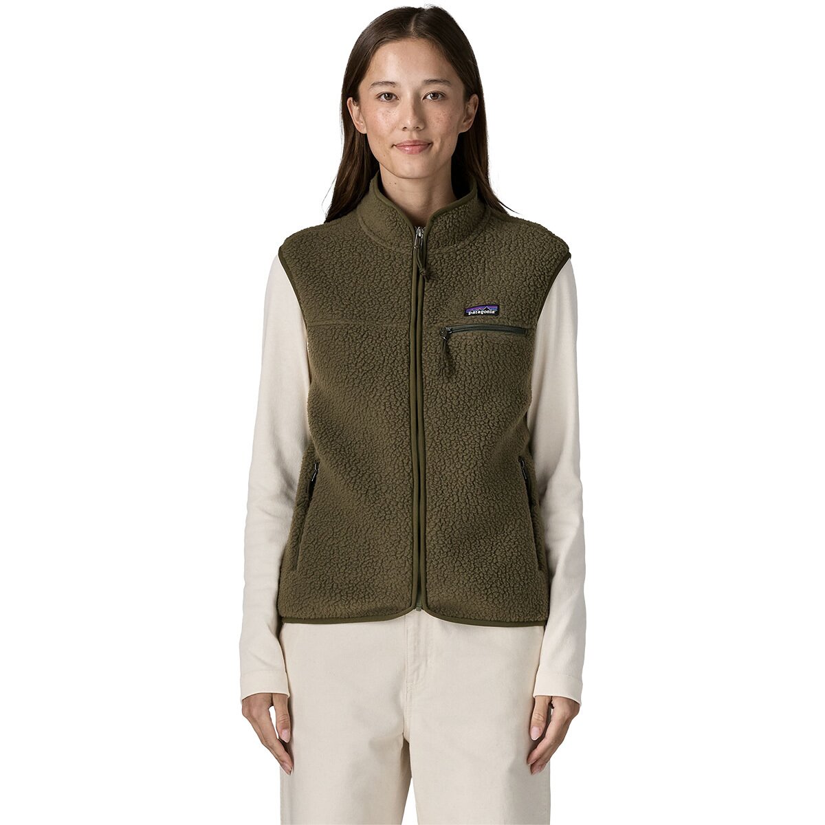 Image of Patagonia Retro Pile Vest - Women's Basin Green, S