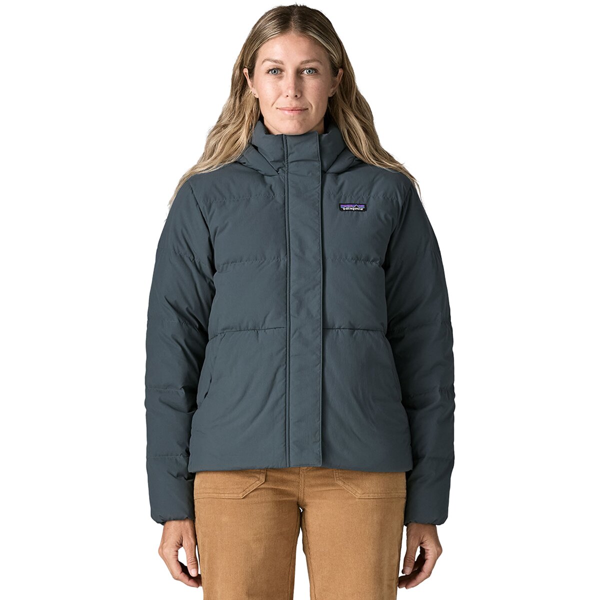 Image of Patagonia Sisar Down Hooded Jacket - Women's Summit Blue, M