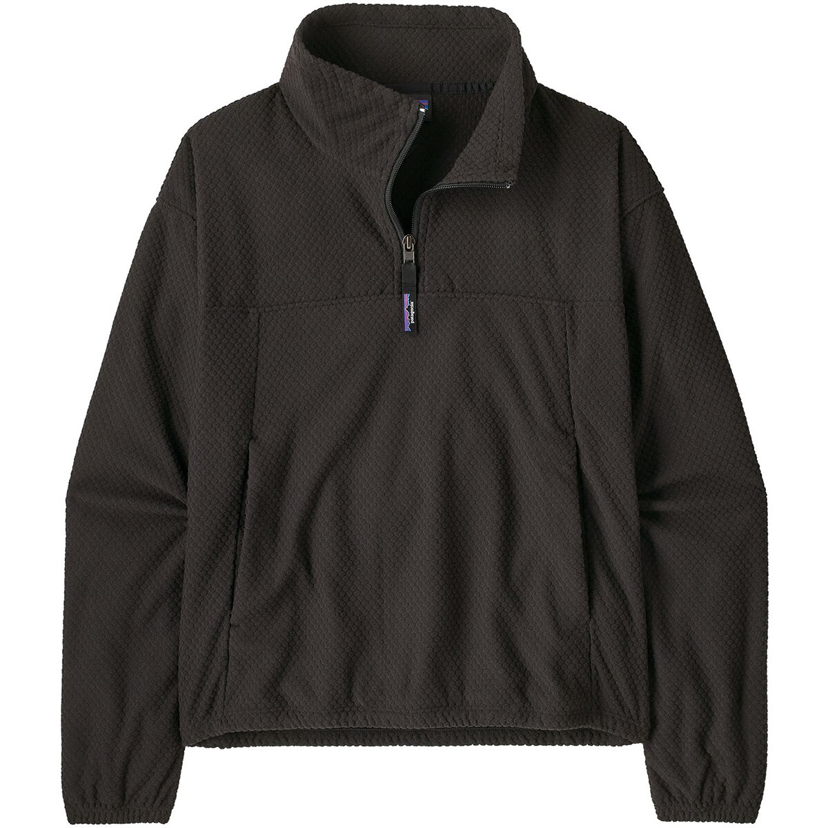 Image of Patagonia Textured Fleece Pullover - Women's Black, XS