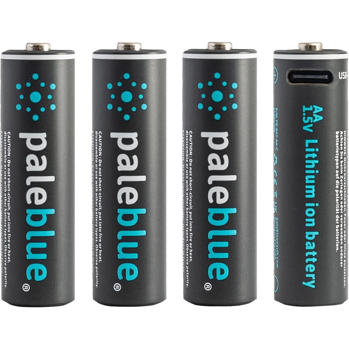 Pale Blue Earth Lithium Ion Rechargeable AA Batteries