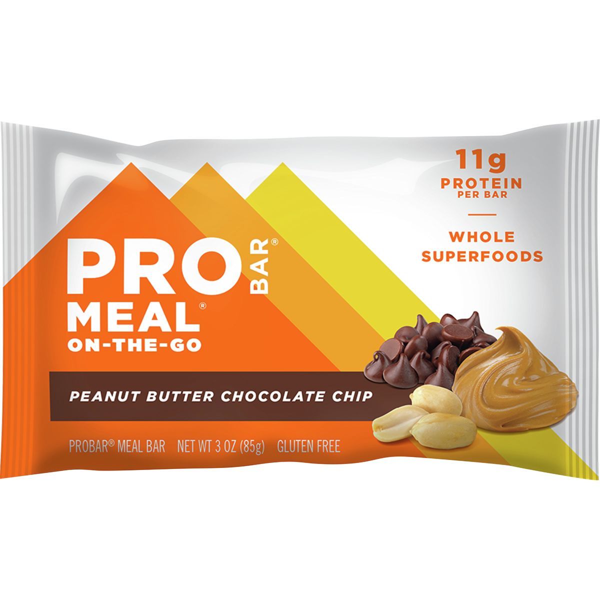 Image of ProBar Meal Bar - 12-Pack Peanut Butter Chocolate Chip, One Size