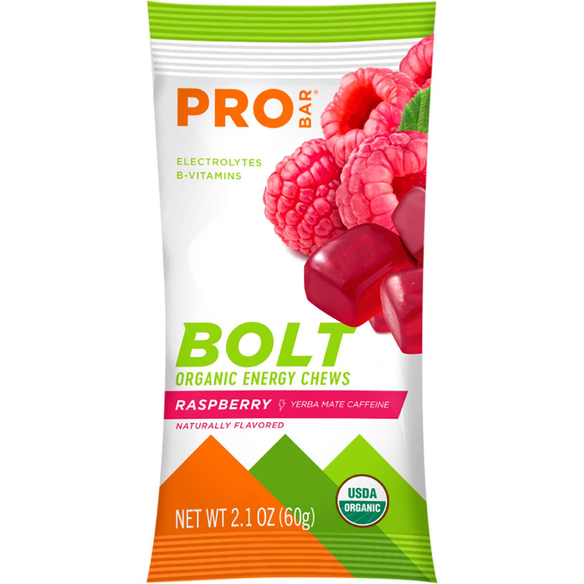 Image of ProBar BOLT Chews - 12-Pack Raspberry (w/ Caffeine), One Size