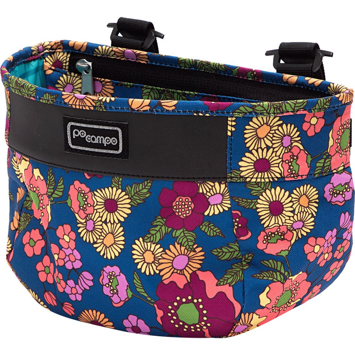 Image of Po Campo Crescent Bike Basket Meadow, One Size