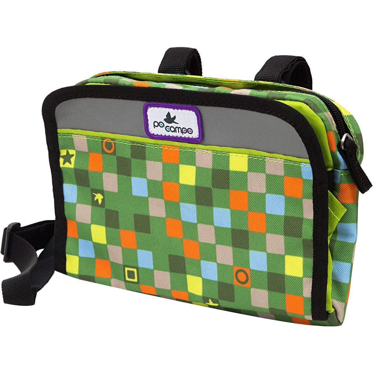 Image of Po Campo Speedy Handlebar Bag Checker, One Size