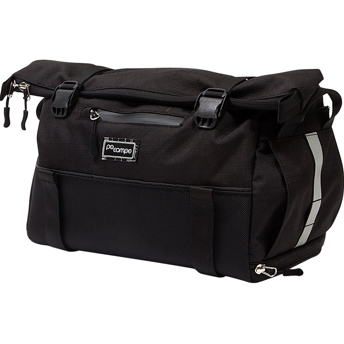 Image of Po Campo Vernon Bike Trunk Bag Black Ripstop, One Size
