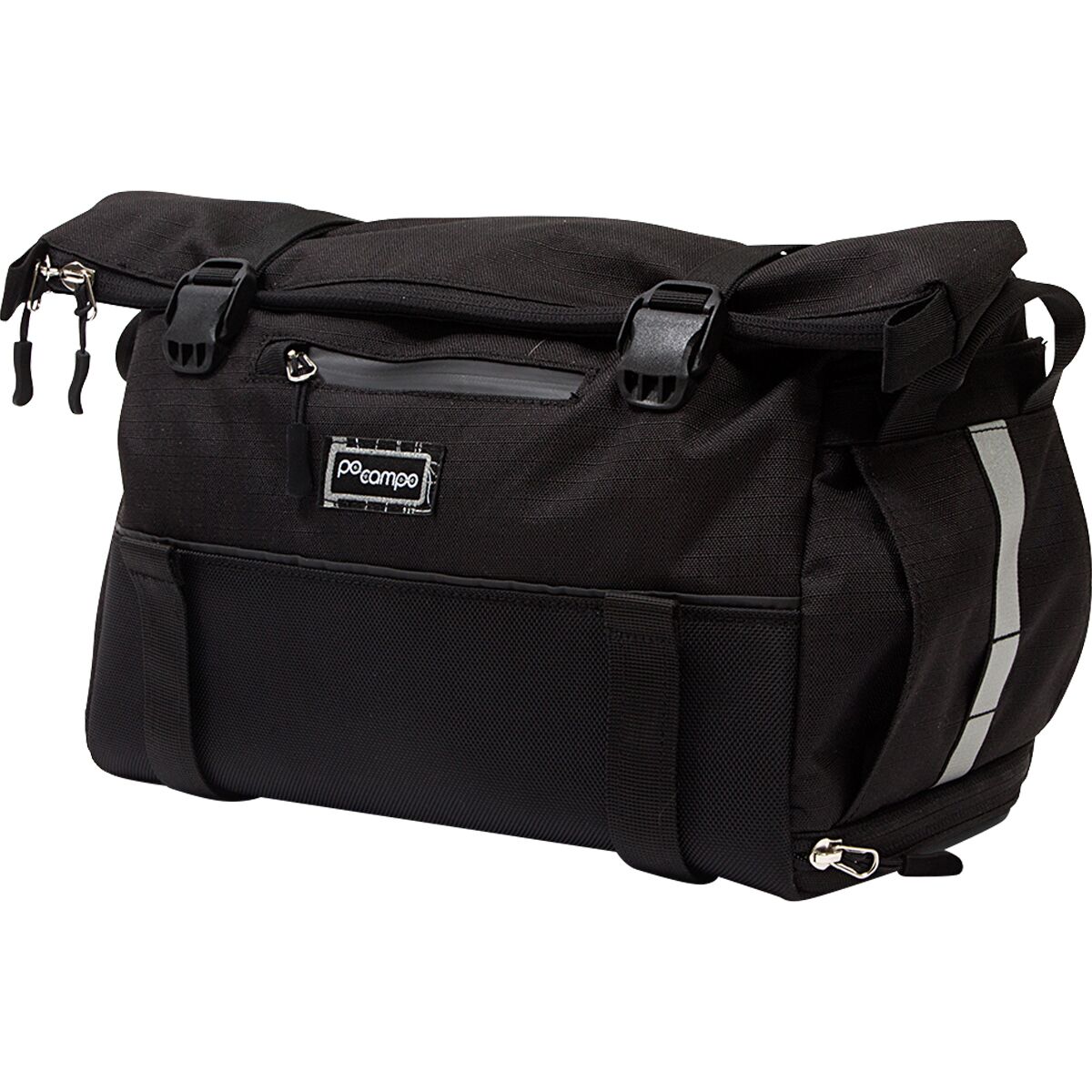 Image of Po Campo Vernon Bike Trunk Bag Black Ripstop2, One Size