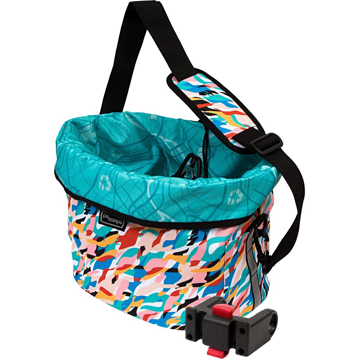 Image of Po Campo Pinellas Bike Basket + KlickFix Waves, One Size