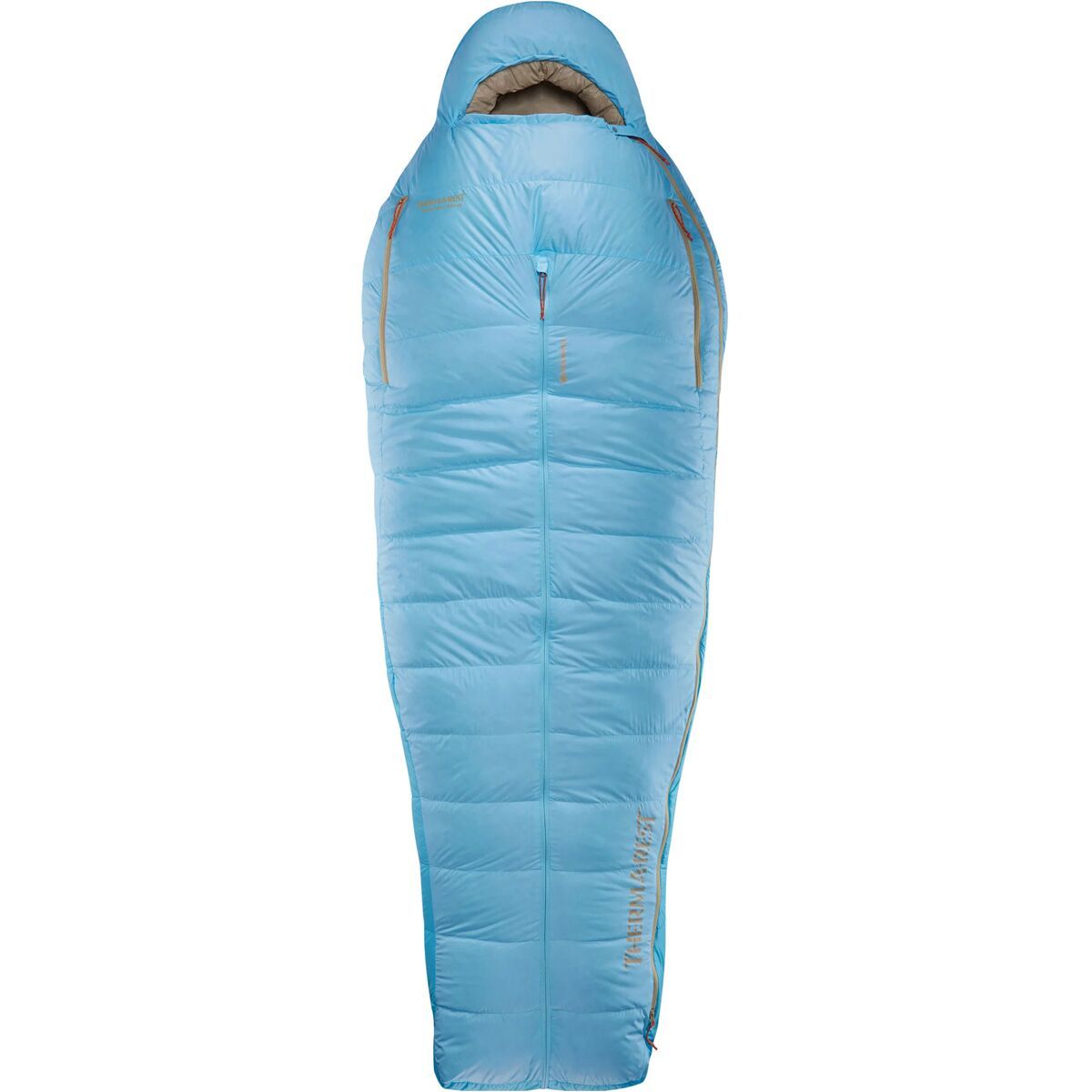 Image of Therm-a-Rest Boost 650 Sleeping Bag: 20F Down Morning Blue, Regular/Wide
