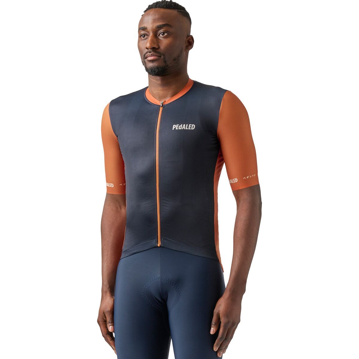 PEdALED Logo Cycling Jersey - Men's Dark Navy, S