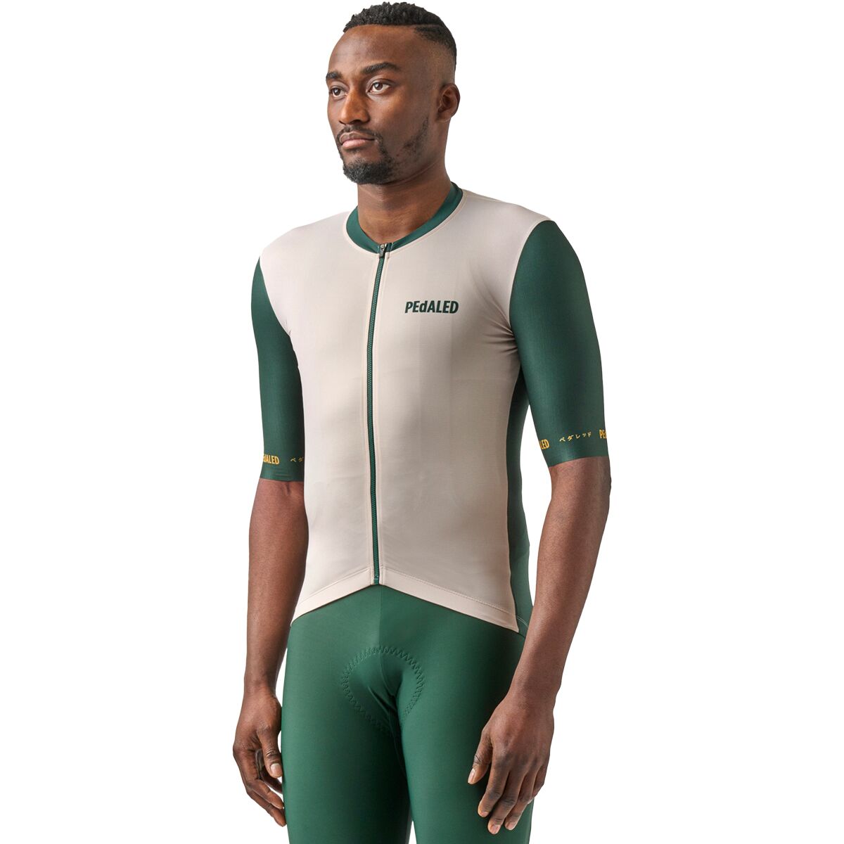 PEdALED PEdALED Logo Cycling Jersey - Men's Off-White, S