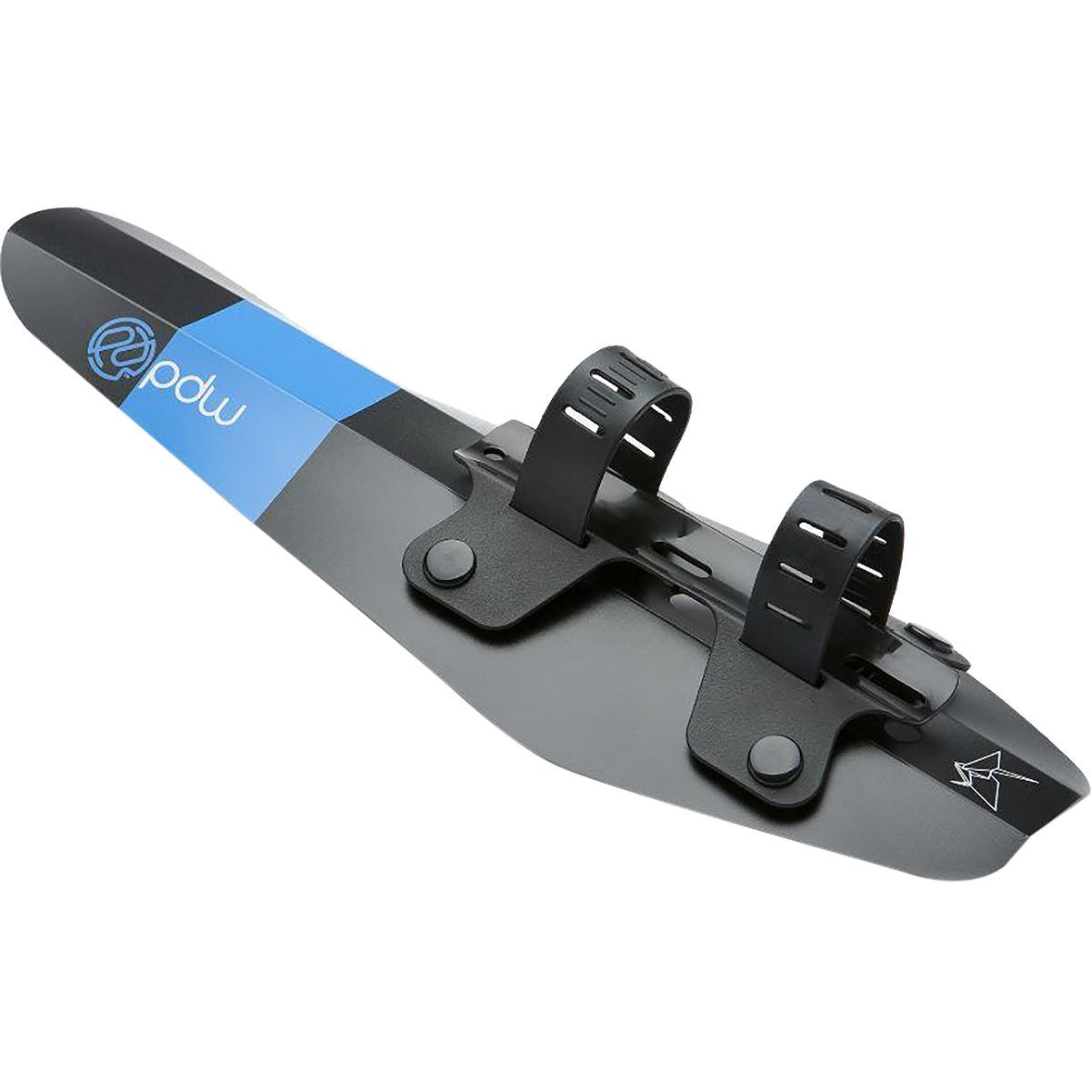 Image of Portland Design Works Origami Fender Black/Blue,Front, One Size